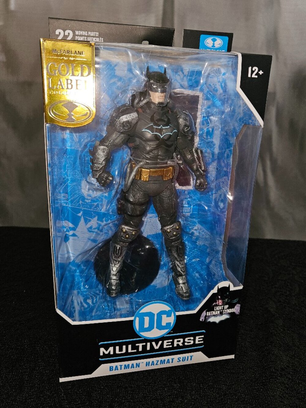 NIB McFarlane DC Multiverse Figure Gold Label – Batman Hazmat Suit (2021)